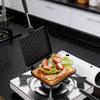 Pattern Sandwich Baking Tray Flat Bottomed Non Stick Double-sided Breakfast Frying Pan Steak Grid Sandwich Mold Kitchen Cookware