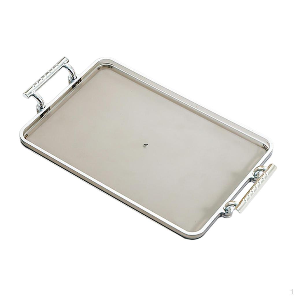 Serving Tray Cosmetics Rectangular Multi Purpose Fruit and Meal Tea for