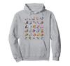 Russian Alphabet with Animals Learn Russian with Cyrillic Alphabet Russian Alphabet Cyrillic Hoodie - -