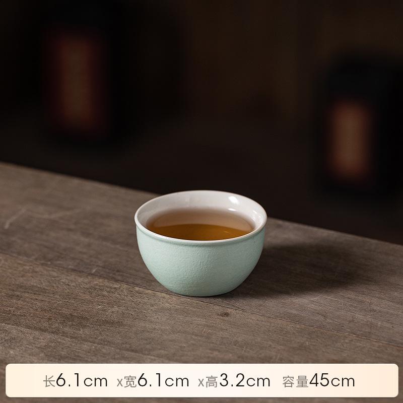 Kung Fu Tea Set Gradual Change Ceramic Teapot Teacup Brewing Tea Stove Tea Warmer Incense Insert Small Set Gift Box Business Souvenir