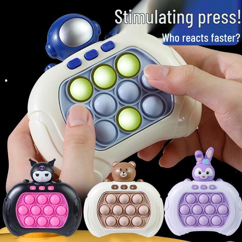 Internet Celebrity Push-Button Rhythm Game: Children's Educational Whack-a-Mole Logic Toy