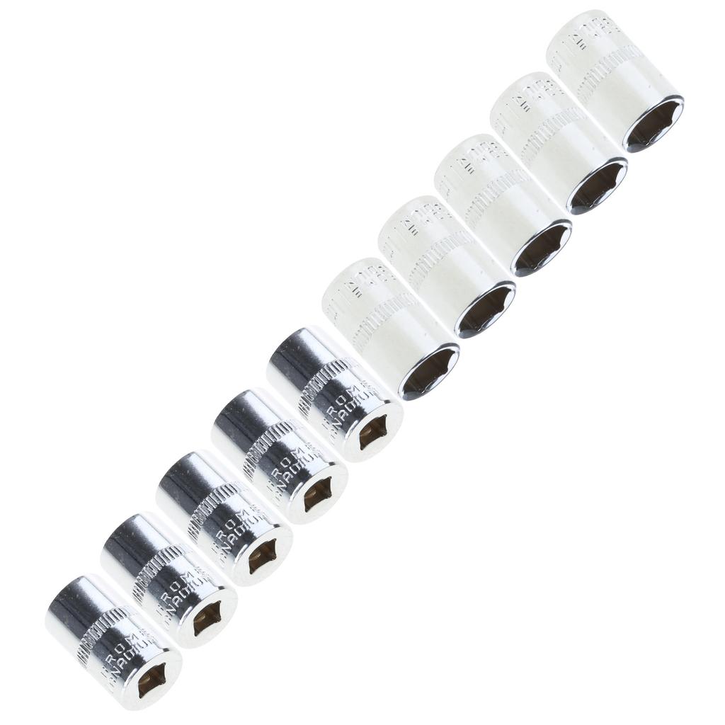 Thin Wall Design Short Socket Set 6 Point Metric 4mm To 14mm Wrench Accessories Furniture Assembly Tool for Tight Space