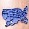 Non-stick Ice Cube Tray Large Capacity Convenient United States Map Save Time And Effort Household Mold