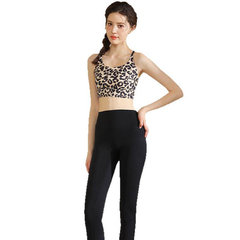 Lulu2025 Cambodia Yoga and Pilates Sports Bra Set with Beautiful Back Design and Chest Pads