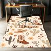Benutzerdefinierter Name LNTB002260915X1005==Cowboy-bedruckter Teppich, Teppich für Bürostuhl Wohnzimmer Schlafzimmer Küchenraum Dekoration Geschenke.