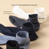 Men's Antibacterial Sweat-Absorbing Cotton Mid-Calf Socks for Business & Casual Wear - Fall/Winter Versatile Styles