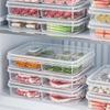 Transparent Food Storage Box Multifunctional Fridge Storage Bin  Fruits Vegetables Meat