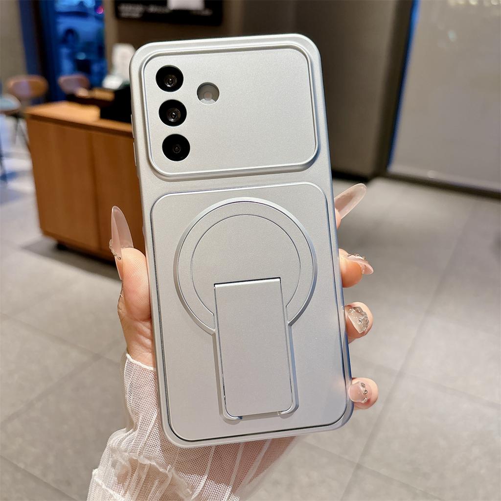 For Magsafe Magnetic Stand Phone Case For Samsung Galaxy A57 A37 A17 A07 A56 A36 A26 A16 A06 A55 A35 A25 A15 Lens Protect Cover