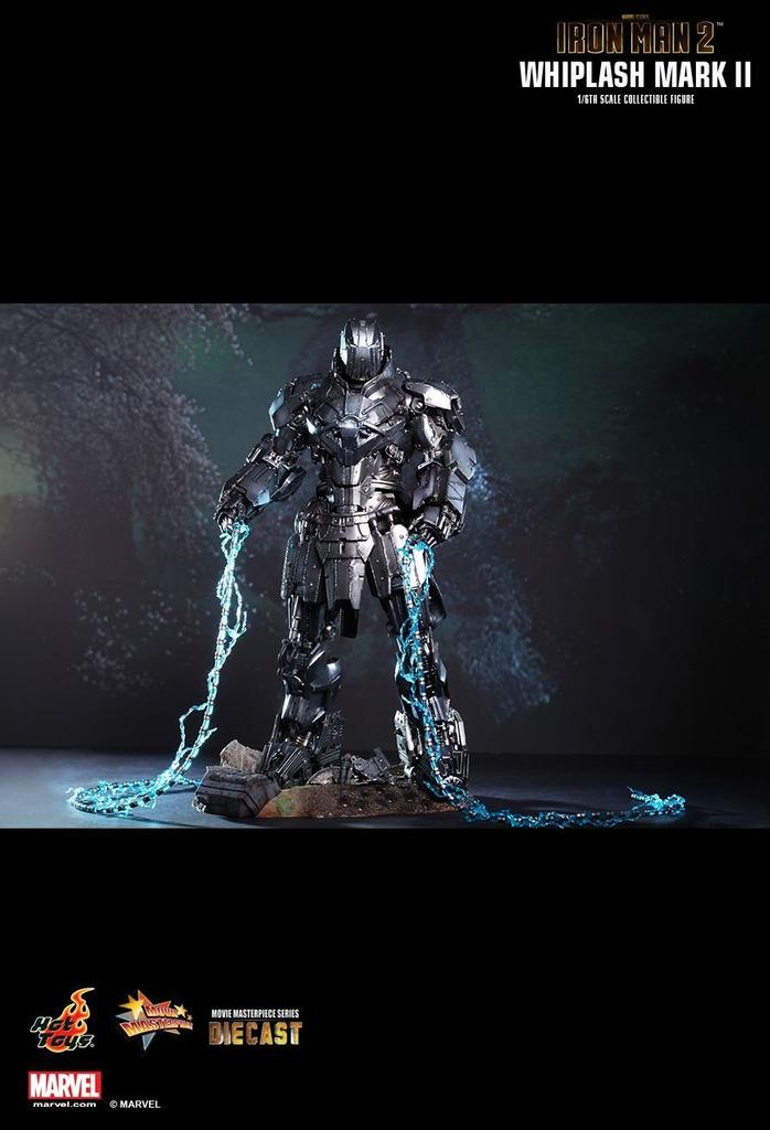 Movie Masterpiece DIECAST Iron Man 2 Whiplash Mark 2 Scale Painted Movable Figure 1/6 Die-cast [item]