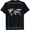 Easily Distracted By Maps Funny Geography Teacher T Shirts Unisex Streetwear Tee Shirt Short Sleeve Unisex Loose Clothing