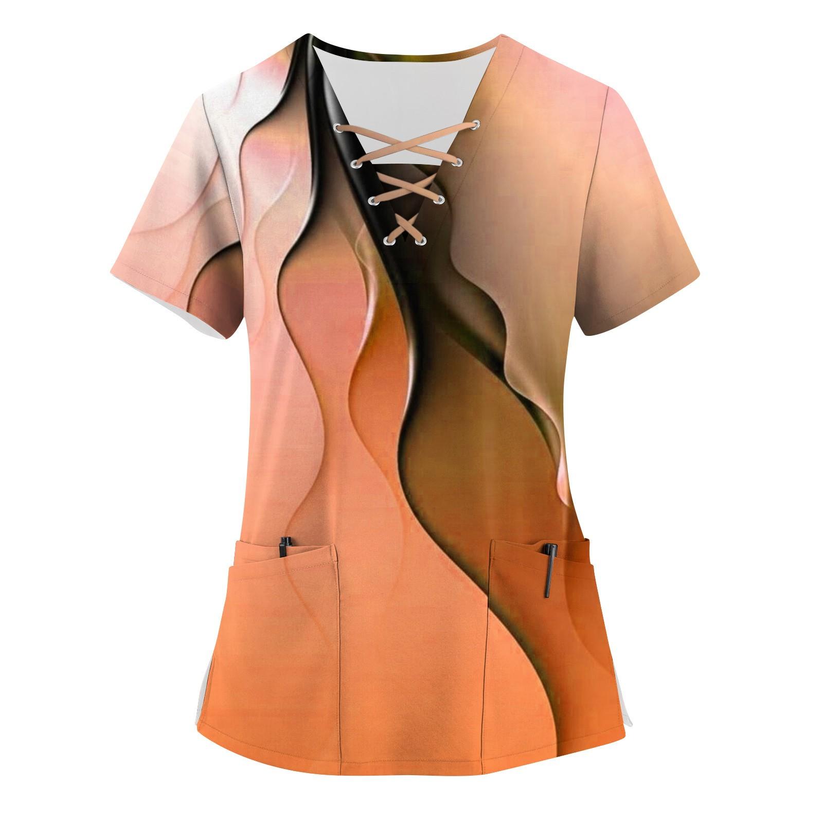 Рабочая форма больших размеров с принтом — фото 7