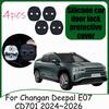 Für Changan Deepal E07 CD701 2024~2026 2025 Auto Silikon Türschlossabdeckung Rostfrei Puffer Stoßdämpfung Schutz Zubehör