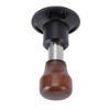 58.5mm Coffee Tamper Constant Pressure Spring Loaded Coffee Press Tamper Stainless Steel with Walnut Handle Threaded