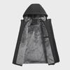 Trendy Men's and Couples' Hooded Cotton Jacket - Warm, Velvet-Lined, Thickened for Autumn & Winter