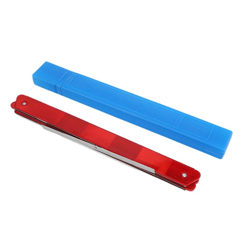 2Pcs Car Tripod Folded Stop Sign Reflector Emergency Breakdown Warning Tool Triangle Reflective Safety Hazard Car Accessories