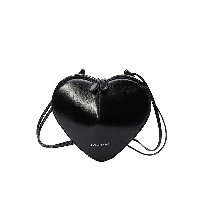 

Сумка-любовь женская летняя новая сумка-мессенджер с дизайном ниши в виде красного конверта и уникальной текстурой, наплечная сумка, женская сумка One Size чёрный