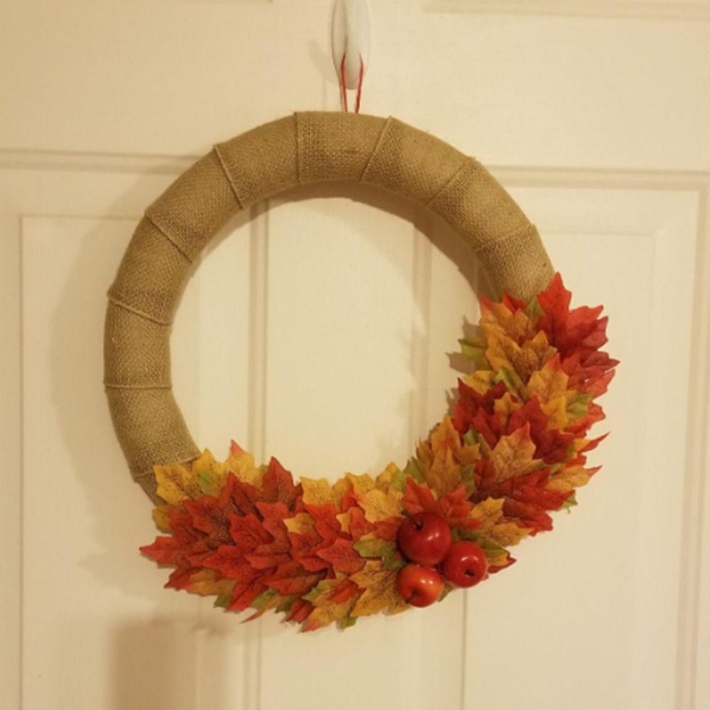 50Pcs/Pack Maple Leaves Artificial Leaf Plants Leaf Stacked Maple Leaves  Photo Props