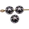 Floral Edge Spacer Beads Ornate Metal Small Hole Charms For Bohemian Beading Supplies