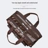 Jiameida Retro Genuine Leather Men's Business Briefcase - Large Capacity Handbag and Laptop Bag