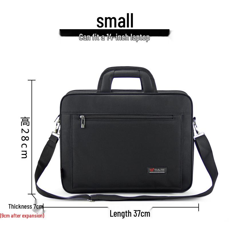 

Men s Large Canvas Briefcase Laptop & Document Bag Small Size: 37*28*7