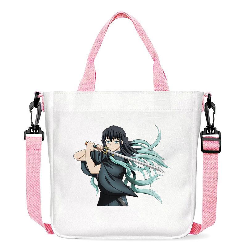 Japanische Cartoon-Comics Demon Slayer: Kimetsu no Yaiba - Muichiro Tokito Bedruckte Canvas-Tasche 7547