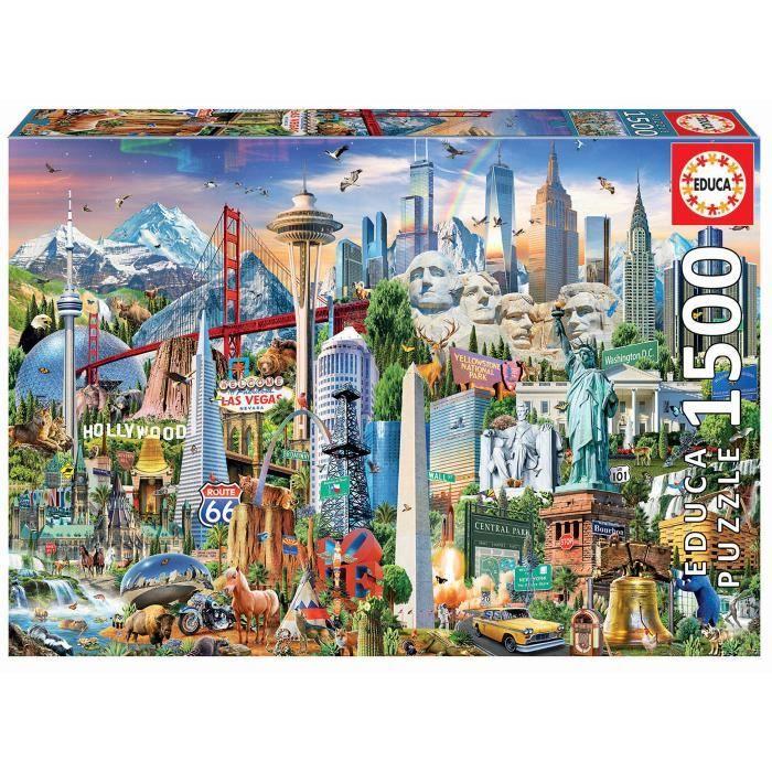 Puzzle Architecture et monument - EDUCA - 1500 pièces - Pour adultes