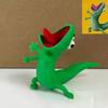 Funny Action Figure Model 3D Printed Cute Cartoon Green Lizard Tom Ornament Creative Desktop Decor Anime Movie Merchandise Gift
