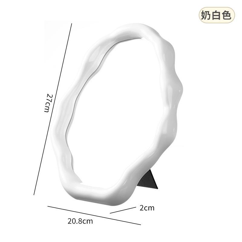 New Pattern Lovely Irregular Cloud Mirror Dressing Table Bedroom Desktop Makeup Mirror Give Sisters Birthday Gift