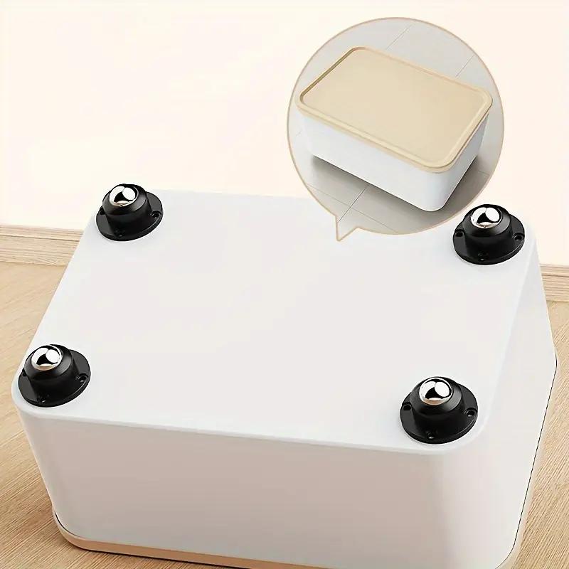 1/4 STK Universalrad Rolle Riemenscheibe Basis Lenkrolle Kann geklebt werden mit Kugel Universal Leises Rad Kleines Rad Antriebsrad