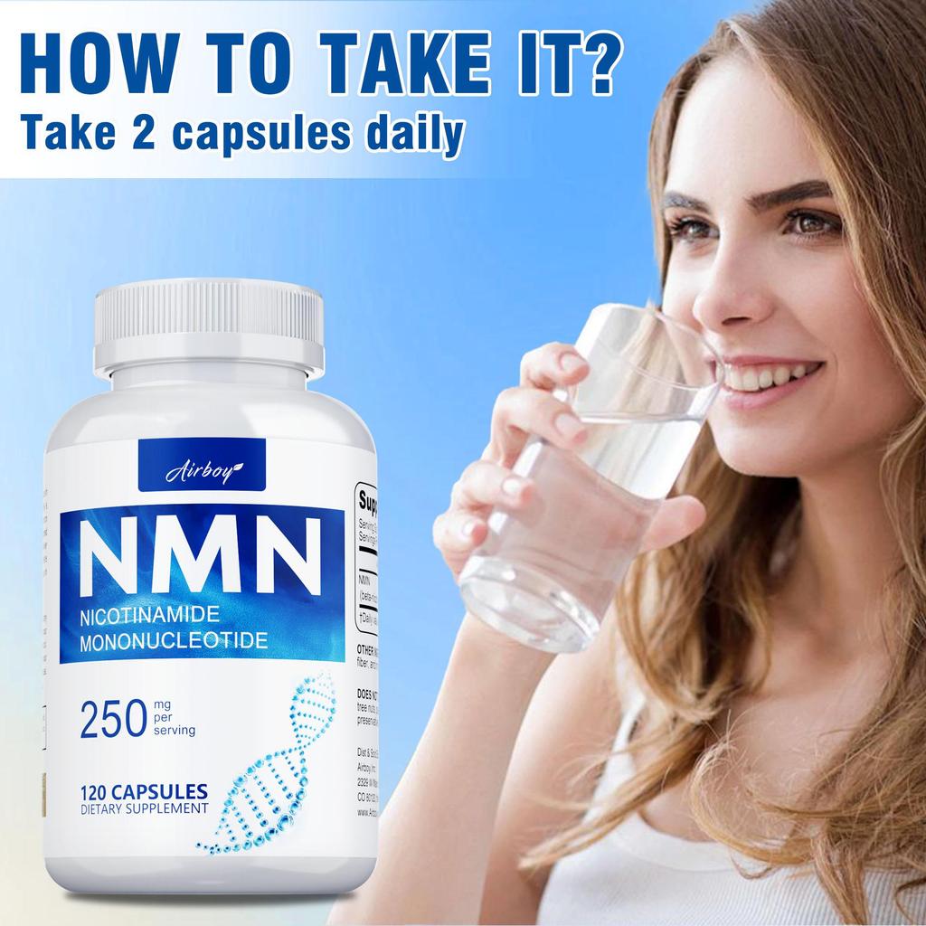 NMN Stabile Form von Niacinamid - NAD+ Mononukleotid Nahrungsergänzungsmittel - Aufhellung, Anti-Aging, Antioxidans