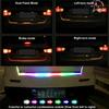 7 Color Car Rear Trunk RGB LED Strip Light Tailgate Brake Drive Turn Signal Flow