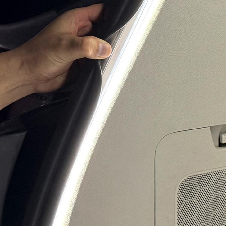 Auto On/Off Waterproof Car Trunk Illumination Strips Flexible Cutting Length Silicone Light fit for Storage Visibility