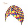 Tenfyer Mode Regenbogenfarbe Leopard Damen Muslimischer Hijab Turban Kopfbedeckung Mütze Mütze