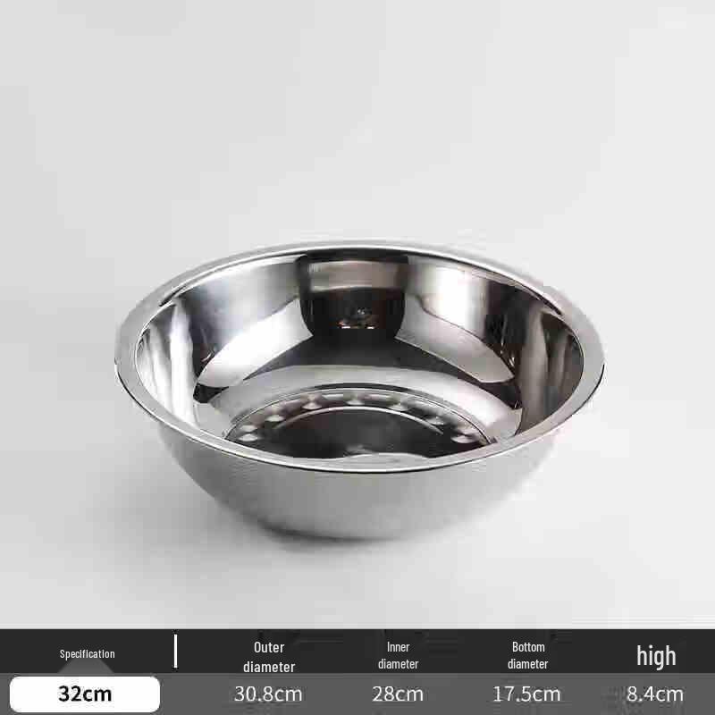 Huabeishi Stainless Steel Multi-purpose Mixing Bowl