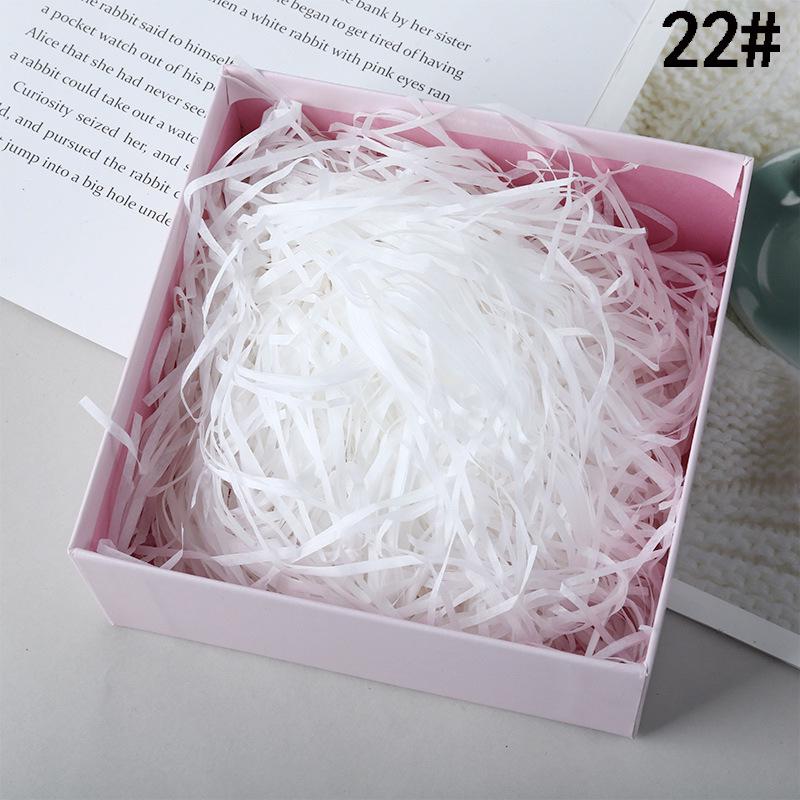 Crinkled Shredded Straw Paper Filler for Gift Box Packaging