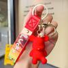 Teddy Cartoon Angel Bear Keychain Resin Cute Keyring Perfect For Celebrations And Gifts