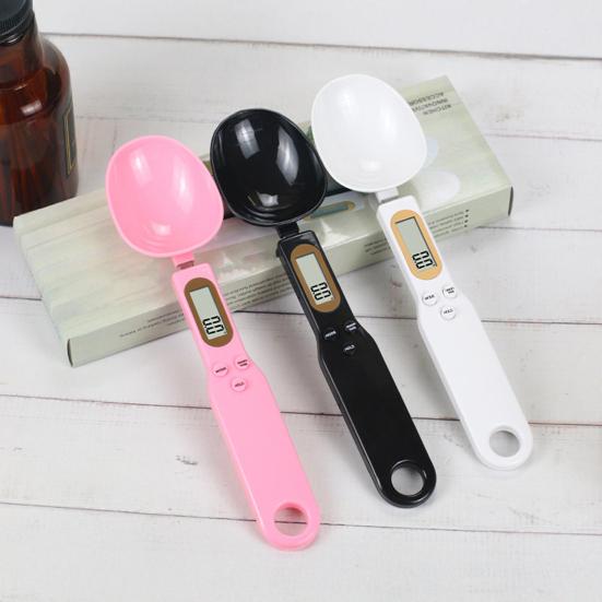 Yousheng Digital Measuring Spoon Scale High Precision 500g/0.5g LCD Display Electronic Food Dispensing Condiments Weighing Scoop Kitchen Gadgets