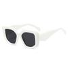 Fashion Square Large Frame Sunglasses Women'S Round Face Ins Street Shooting Brown Sunglasses Anti-Ultraviolet Tide