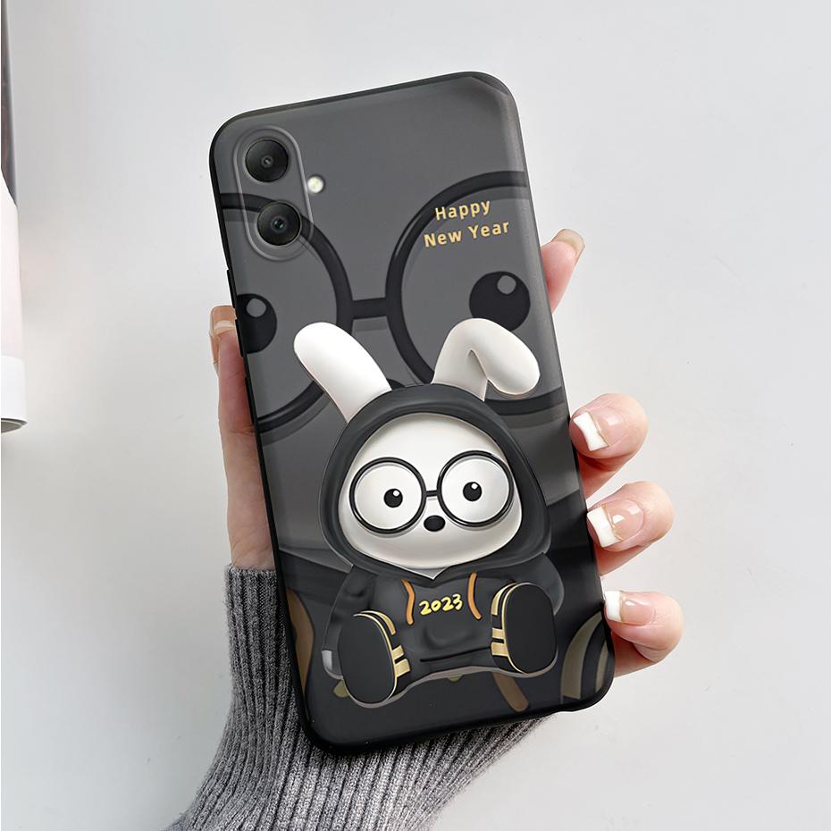 For Samsung Galaxy A06 Case A065F A065M Cute Cat Cartoon Bear Frog Soft Silicone Back Cover For Samsung A06 SamsungA06 4G Case