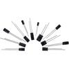 500PCS Electrolytic Capacitors Electronic Component Plastic for Use In Various Electronic Equipment & DIY Projects