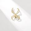 European-American Simple Spider Brooch: Stylish Insect Corsage Lapel Pin Accessory