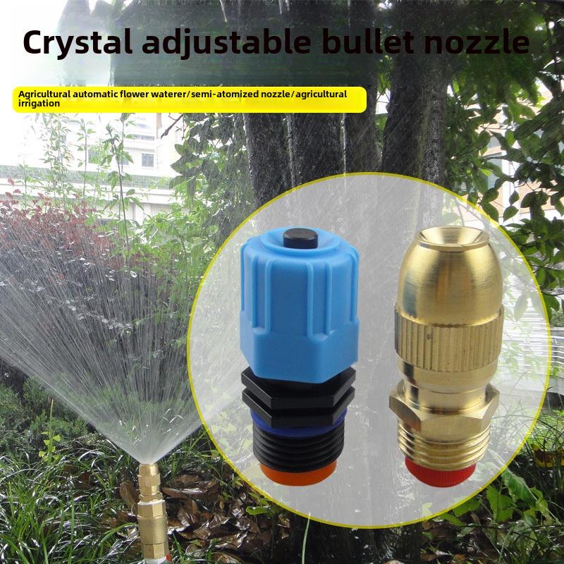 Fine Mist High-Pressure Copper Nozzle for Dust Control and Cooling In Construction and Agriculture