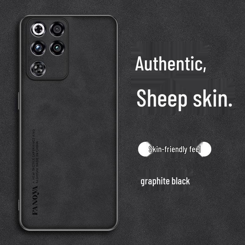 Compatible with Red Magic 11 Air & 10 Pro, Black Shark 5 Pro Luxury Leather/Suede Protective Phone Case.