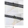 Lace belt women's dress embroidered lace fabric belt decorative waist chain