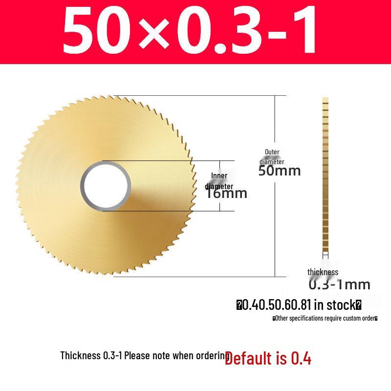 

High-Speed Steel Cobalt Titanium Milling Saw Blade