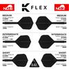 TARGET FLIGHT K-FLEX SHAPE/NO6 (26MM INTERMEDIATE, Black)