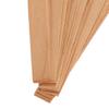 33Pcs Wood Candle Wicks Handcraft DIY Degradable Eco Friendly Smokeless Candle Wicks with Base for DIY Candle Making