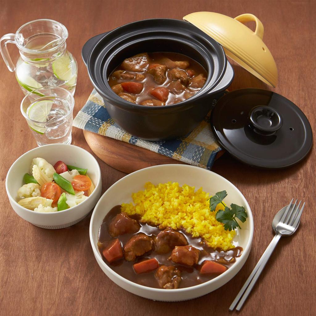 TAMAKI Rice Pot 5Minutes Cooker Yellow X Depth X Height Inner X Height Oven Gas Halogen Dishwasher Safe T Overall/Diameter 23.4cm 20.0cm 17.2cm