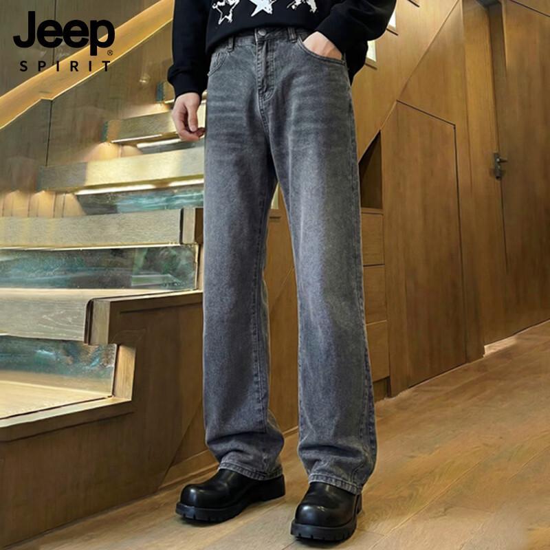 

Мужские ретро джинсы JEEP SPIRIT свободного кроя с прямыми штанинами и стрейчем 4XL