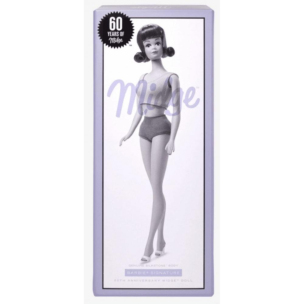 

Винтажная репродукция куклы Барби Мидж, 60-летие, золотая этикетка Silkstone